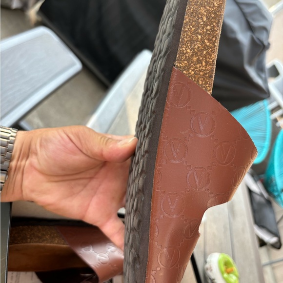 Valentino sandles Birko brown size 9 - Picture 9 of 10